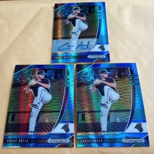 Chase Antle 2020 Panini Prizm Draft Picks Blue/Carolina Hyper Auto #PDP163 + 2🔵