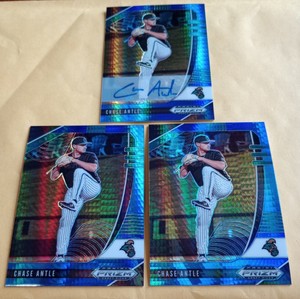 Chase Antle 2020 Panini Prizm Draft Picks Blue/Carolina Hyper Auto #PDP163 + 2🔵