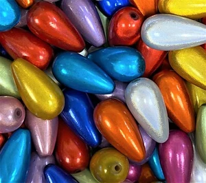 pangaeawalker AAA quality tear-drop miracle beads of 12 x 22 mm - Picture 1 of 2