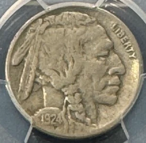 1924-S Buffalo Nickel | PCGS F15 Fine 15 | Semi-Key Date | Free Shipping - Picture 1 of 6