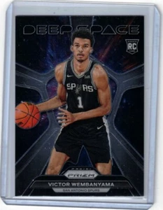 PANINI PRIZM VICTOR WEMBANYAMA DEEP SPACE ROOKIE RC SPURS 2023-24 - Imagen 1 de 1