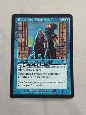 MTG Stupefying Touch Artist Proof and Signature Signed Williams - Image 1 of 2