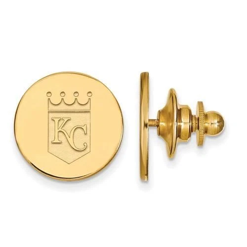 Sterling Silver Gold-plated MLB Kansas City Royals Pin - Image 1 of 1