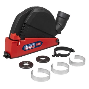Sealey Adjustable Angle Grinder Dust Control Cutting Shroud 115 to 125mm AGCS01  - Picture 1 of 7