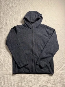 Uniqlo Unisex Hoodie dunkelgrau Blocktech Fleece Full Zip Langarm Gr. XL - Bild 1 von 8