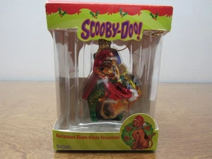 Adorno de Navidad de vidrio soplado vintage Scooby-Doo de Trevco RARO Cartoon Network - Imagen 1 de 10