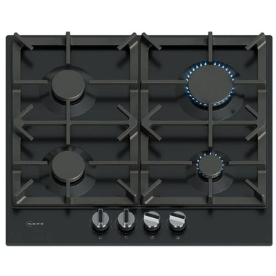 Neff N70 Refurbished  60cm 4 Burner Gas Hob - Black A1/T26CIP8S0 - Image 1 of 4