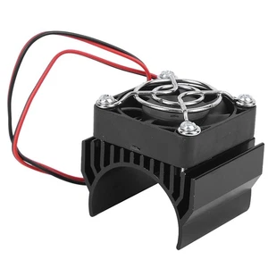 ❀ (Black)36mm Diameter Heat Sink Cooler Heat Fin For 1/10 RC Car 540/3650/366 - Picture 1 of 12