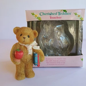 Cherished Teddies TEACHER 833428 2000 con caja, figura en plástico original ENESCO - Imagen 1 de 24