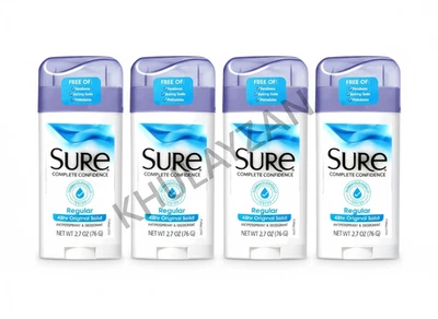 4 Pack Sure Original Anti Perspirant Deodorant Long Lasting Scent 1.7Oz Each - Image 1 of 2