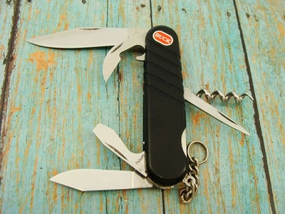 VINTAGE BUCK WENGER WENGERBUCK 87533 GLOBETROTTER SWISS ARMY POCKET KNIFE KNIVES - Image 1 of 4