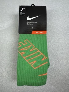 Rare New 2013 Nike Dry-Fit Cotton Cushioned Soft/Dry Socks Crew SX4689-931 - Picture 1 of 10
