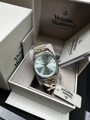 Ladies Vivienne Westwood Seymour Pastel Green & Gold Dial Watch VV240LGRSG - Image 1 of 4