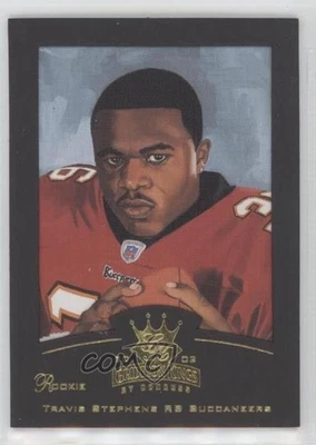 2002 Donruss Gridiron Kings Gold /100 Travis Stephens #118 Rookie RC - Image 1 of 2