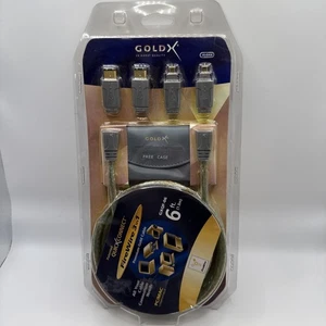 Gold X Quick Connect USB 3 in 1 -6 feet with a Carrying Bag Model GXQF-06 Pc/mac - Picture 1 of 6