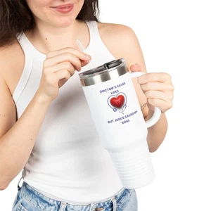 Herzlicher Thermo-Reisebecher | 40 Unzen, Kaffeebecher, Geschenk für Krankenschwestern, Arzt [...] - Bild 1 von 8