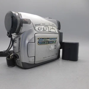 JVC GR-D240EK Handheld MiniDV Camcorder Silver Tested - Picture 1 of 10