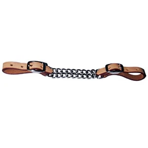 83AI 5/8 Inch Hilason Western Tack Rus Horse Double Row Mouth Chain - Picture 1 of 1