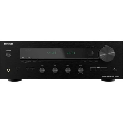 Onkyo TX-8470 110W 2-Channel 8K Network AVR Receiver - Black SKU#1985385 - Image 1 of 3