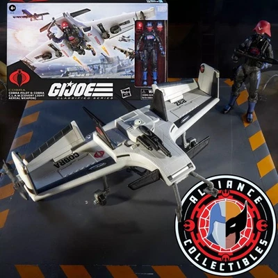 2025 GI Joe классифицированная серия 152 COBRA PILOT & C.L.A.W. 6" Hasbro фигурка и транспорт 2-Pk - Изображение 1 из 4