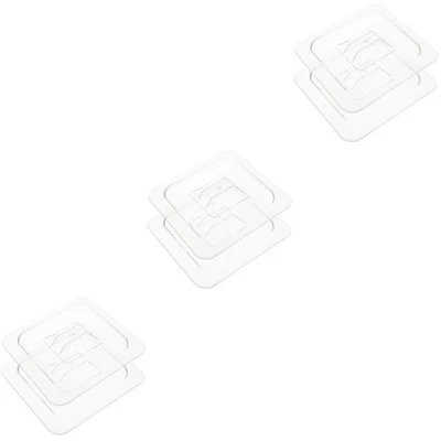 6 PCs transparente Schutzabdeckungen Snack Food Box Cover Candy Fruit Box Covers - Bild 1 von 4