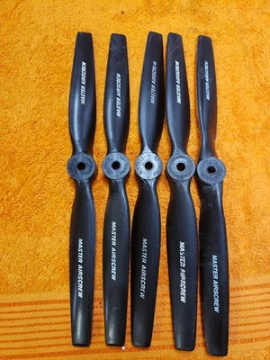 Master Airscrew Propeller - Lot Of 5 Of 10 Inch RC Prop - 10x6 10x7 10x8 - Image 1 of 4