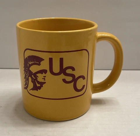 University of Southern California Trojans Coffee Mug Cup NCAA Official - Yellow Cover