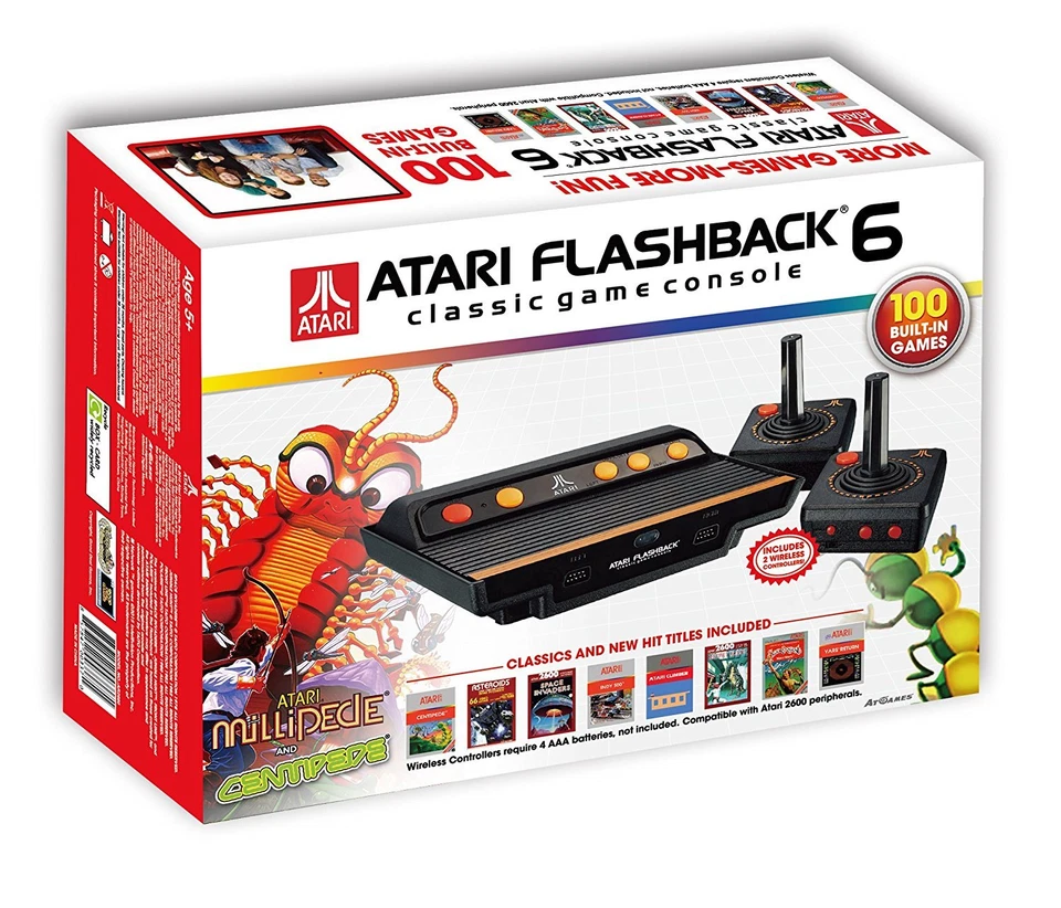 Atari Flashback 6 Classic Game System with 100 Games - Image 1 of 1