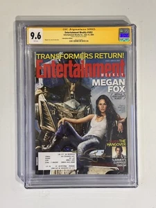 Entertainment Weekly 1052 CGC 9.6 SS Sig By Megan Fox Subscription Transformers - Picture 1 of 2
