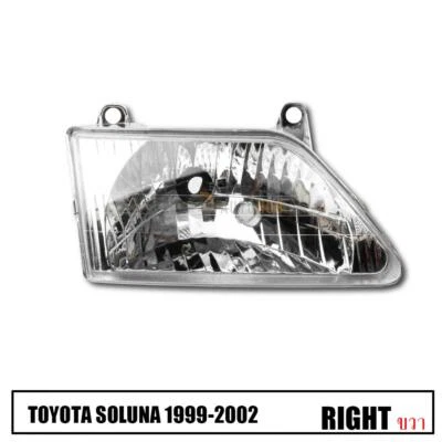 Faro delantero derecho derecho claro para Toyota Soluna AL50 1999-2002 sedán Foto 1 de 4