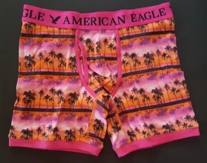 MENS AMERICAN EAGLE "SUNSET" CLASSIC TRUNK REGULAR LENGTH BOXER SHORTS L 35-38 - Picture 1 of 1