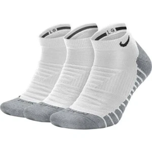 Nike Everyday Max Cushioned No Show Socks - SX6964-100 3-Pack - Size XL (12-15) - Picture 1 of 5