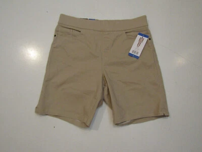 Pantalones Cortos DKNY Beige Caqui Chino Cómodos Elastizados Talla M Medianos Nuevos con Etiquetas Para Mujer Foto 1 de 3