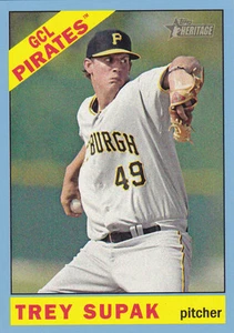 TREY SUPAK PITTSBURGH PIRATES 2015 TOPPS HERITAGE MINOR LEAGUE BLUE CARD #122 - Picture 1 of 1