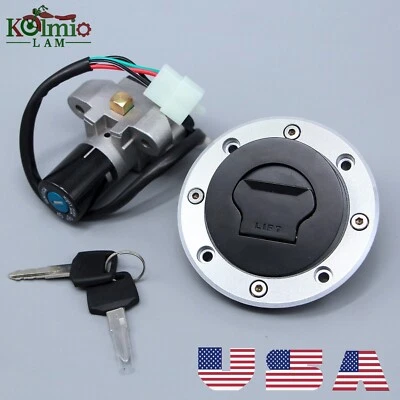 Fit For Suzuki TL1000R 1998-2003 Ignition Switch Lock Gas Cap Cover Key Set Foto 1 de 4