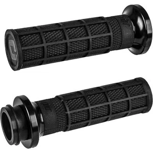ODI Lock on Waffle Style Grips Black/Black for Cable Throttle V31HCW-BB-B - Picture 1 of 3