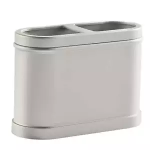 Satin Nickel Metal Toothbrush Holder - Picture 1 of 5