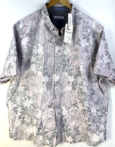 Neu Tommy Bahama Herren Seaspray Blumen Hemd weich Flamingo 3XL Leinen Baumwolle - Bild 1 von 9