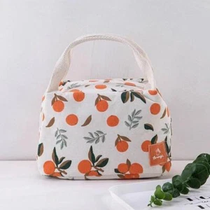 Cute Fruit-themed Insulated Lunch Bag – Portable Bento Pouch for School & Work - Picture 1 of 28