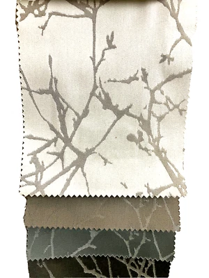 COLONY Silky Marble Textured Designer Fabric Sample Booklet Semi Shiny Set / 11 - Image 1 of 4