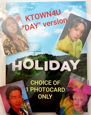 [KTOWN4U POB + CD ALBUM + PHOTOBOOK] [WINNER "HOLIDAY" [DAY] version] Foto 1 de 3