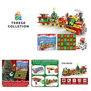 Advent Calendar 2024 for Kids Adults Teens, 24 Days Christmas Train Building ... - Picture 1 of 8