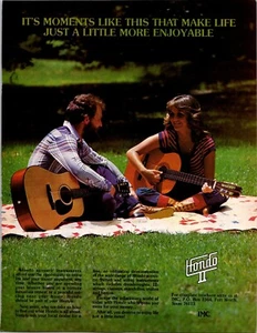 VINTAGE 1979 HONDO II GUITARS PRINT AD - Bild 1 von 1
