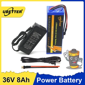 36V 8Ah Lithium Battery Pack for Ebike Bicycle Scooter 2A Charger - Picture 1 of 7