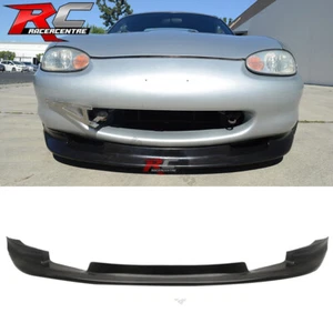 Fits 99-00 Mazda Miata MX-5 GV Style Front Bumper Lip Chin Spoiler PU Unpainted - Picture 1 of 9