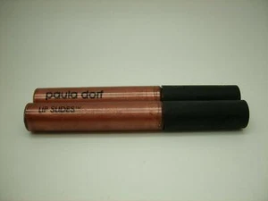 PAULA DORF $44 LOT OF 2 LIP SLIDES GLOSS SEDUCTION BRONZEY-ROSE SHIMMER LIPGLOSS - Picture 1 of 3