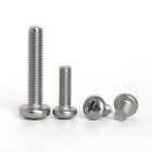 1/4-20 Unc Phillips Round Head Screws Stainless Steel Phil Bolts 5/16" 3/8" -1"