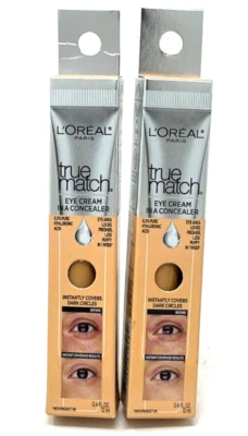(2) Loreal True Match Eye Cream In A Concealer New In Packaging N5-6 - Medium - Image 1 of 3