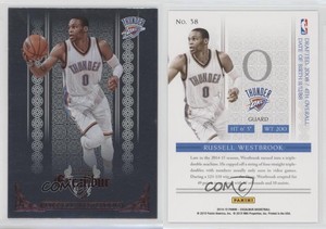 2014-15 Panini Excalibur Knight's Templar Russell Westbrook #38