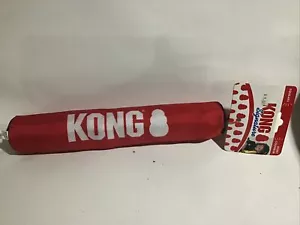MEDIUM KONG Signature Stick SQUEAKS Rattles Crinkles Soft Durable Fetch Dog Toy - Picture 1 of 2